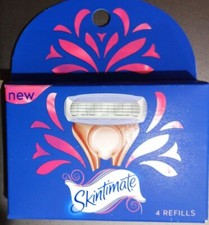 Pack of Skintimate Rose Gold Women's Razor Blade 4 refills each HTF
