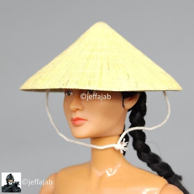 1:6 scale Dragon Vietnam Viet Cong Linh Rice Sun Straw Hat for 12