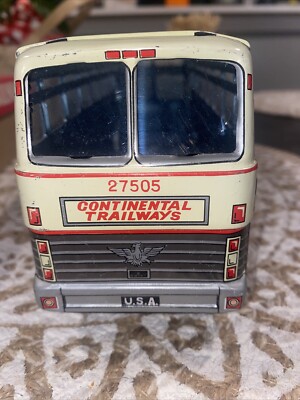 Charmy Toy Continental Trailways Silver Eagle Express Bus Friction