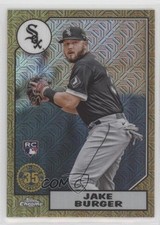 2022 Series 1 1987 Topps Chrome Silver Pack Mojo Gold 42/50 Jake Burger 12zw