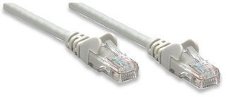 10x Patchkabel Intellinet RJ45 U/UTP Cat6 10.0m grau