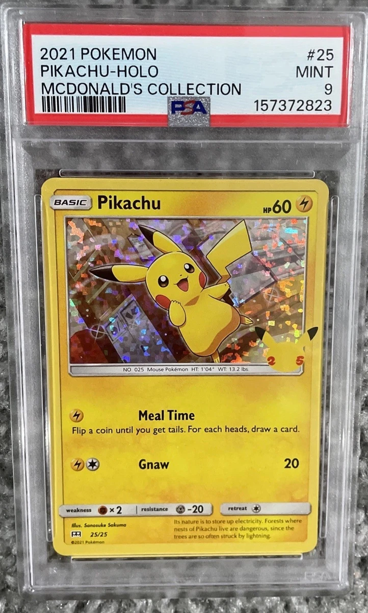 Pokémon TCG Grade 9 Pikachu Individual Collectible Card Game Cards