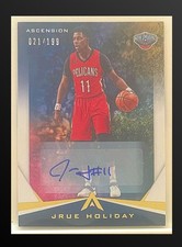 2017-18 Panini Ascension Autograph /199 Jrue Holiday #20 Signature Pelicans