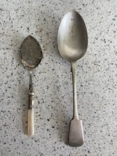 Vintage Silver Spoon Pair – Hallmarked Antique Collectible Set