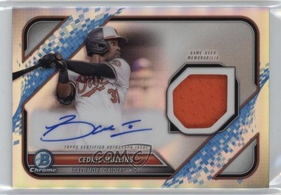 2022 Bowman Chrome Relics /150 Cedric Mullins #BCAR-CM Auto 1n21