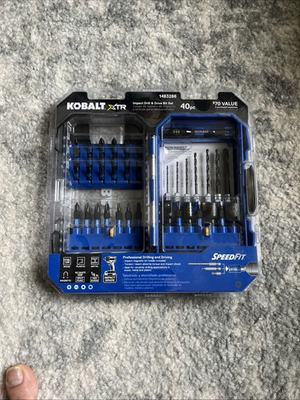 #ad #ad Kobalt XTR Impact Drill amp; Drive Bit Set 40pc $16.00
