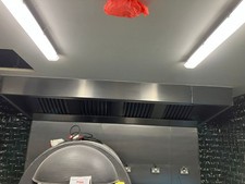 Commercial kitchen extractor canopy