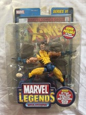 Marvel Legends Series 6 Unmasked Wolverine Variant ToyBiz Sealed MOC w Comic
