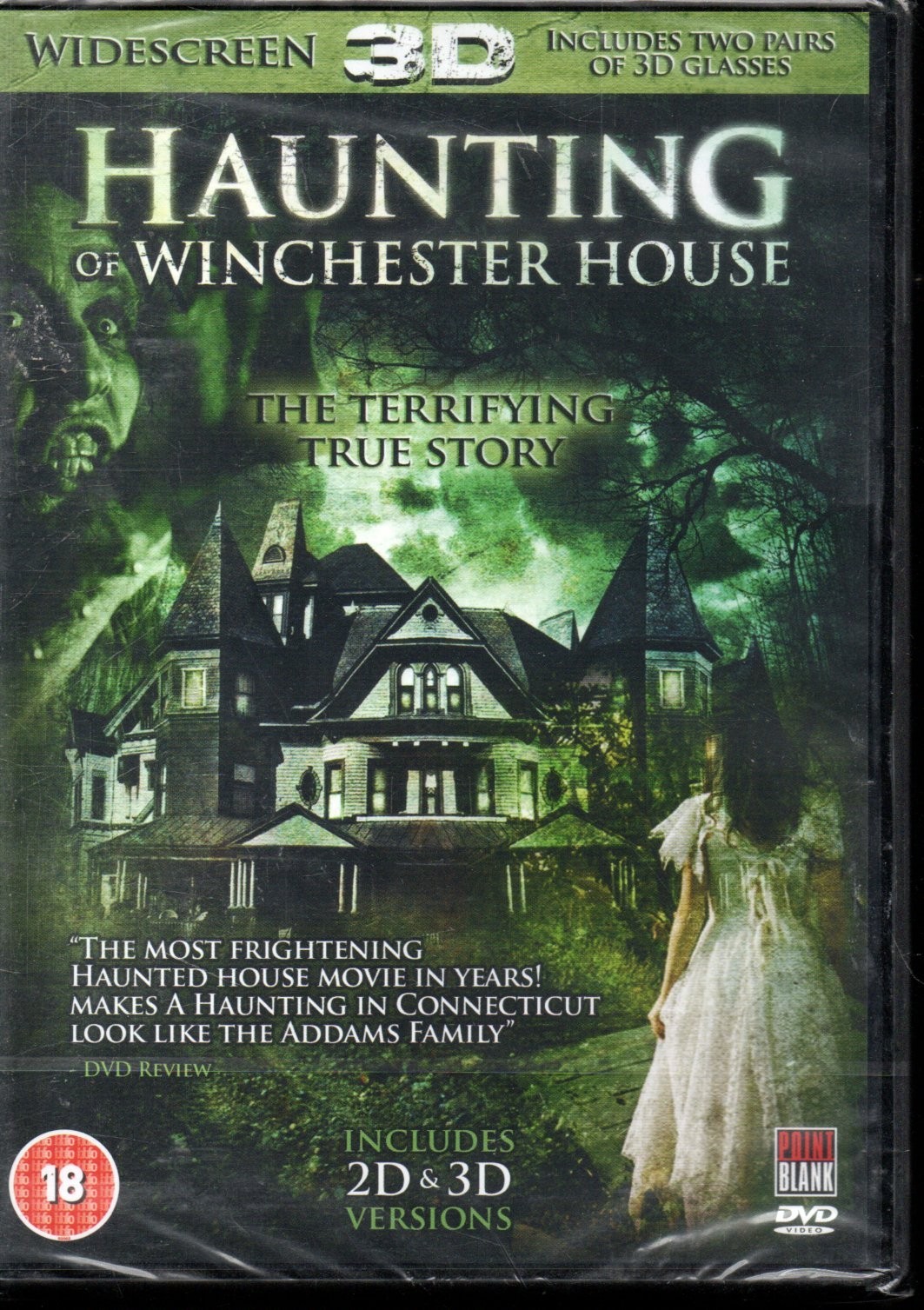 HAUNTING OF WINCHESTER HOUSE (3D + 2D) - Lisa Kellerman - DVD *NEW & SEALED*