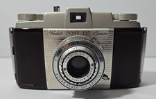 Vintage Kodak Pony 135 Model C Collectible 35 mm Film Camera w/Field Case