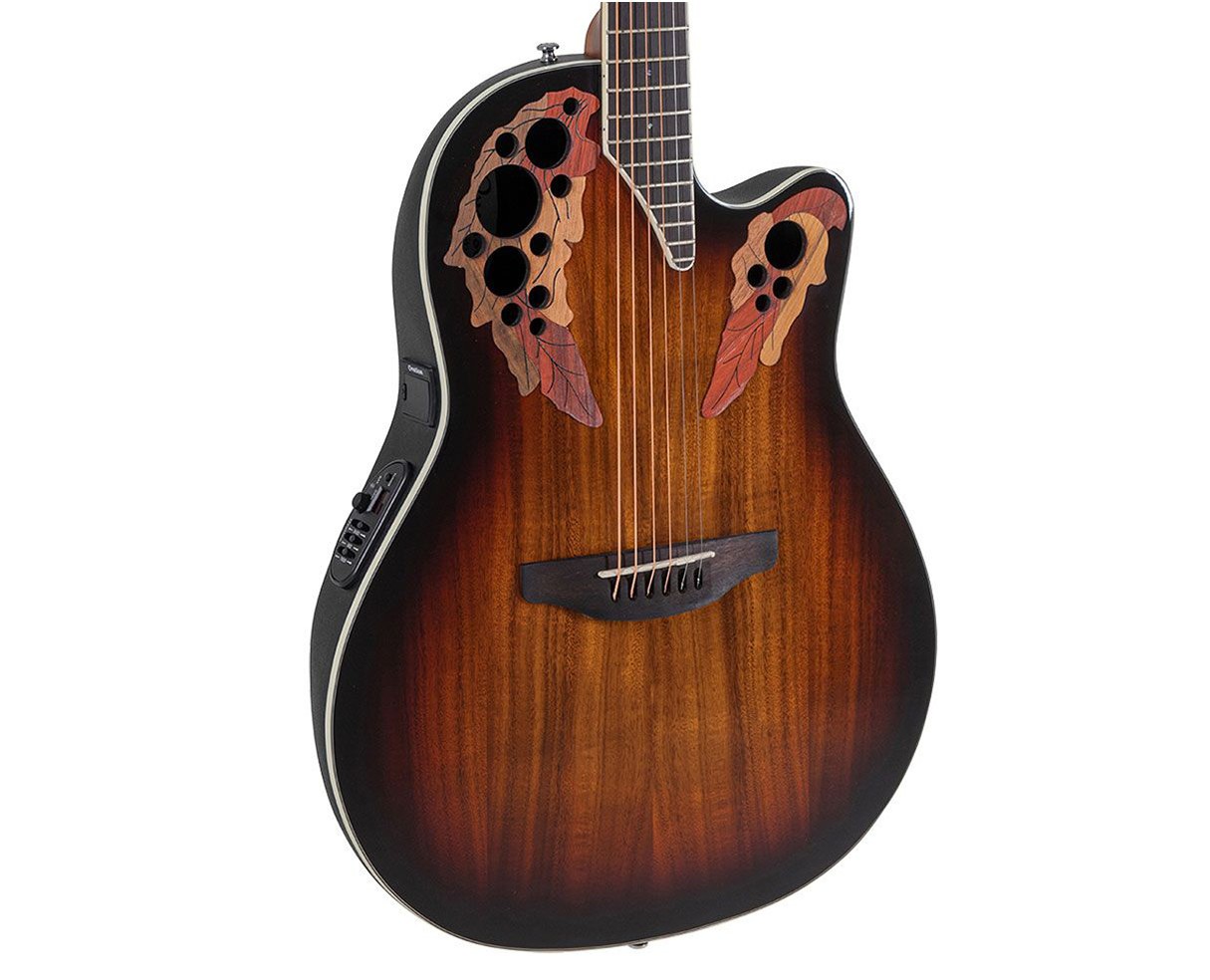Ovation Celebrity Elite Plus CE48P-KOAB A/E Guitar - Koa Burst