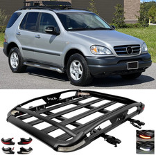 Dachkorb Gepäckkorb Dachträger LED Licht für Mercedes M W163 W164 GLE W166 W167 Dachkorb Gepäckkorb Dachträger LED Licht für Mercedes M W163 W164 GLE W166 W167