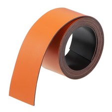 Dry Erase Magnetic Strip 1" x 3.3Ft Sheet Labels Stickers Orange