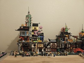 The LEGO Ninjago Movie: All 5 City Sets(100%) Complete.