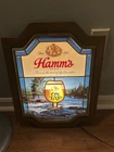 Hamm's Beer Lighted Sign On Tap Breweriana Vintage Wall Display Bar Decor