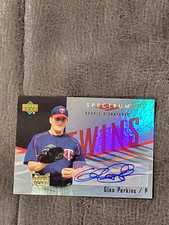 GLEN PERKINS Autograph 2007 UD Spectrum Rookie Signatures #118  Twins!!