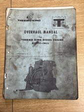 Manuale officina motore diesel Thermo King Mercedes OM636