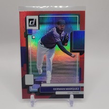 2022 Panini Donruss - German Marquez #190 Holo Red