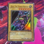 Yugioh  Gaia the Fierce Knight LOB-E004 Ultra Rare Unlimited LP - MP