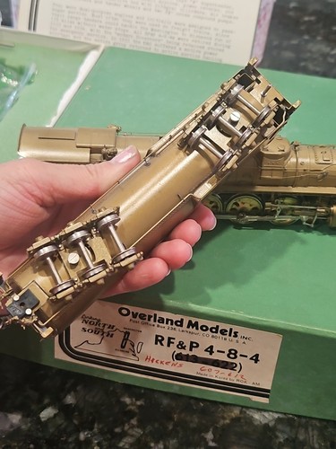 Overland Models Brass Import Train Locomotive R F & P Hickens 4-8-4 607 612 Box - Picture 13 of 22