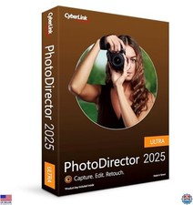 CyberLink PhotoDirector 2025 Ultra – AI Photo Editing | Graphic Design Software