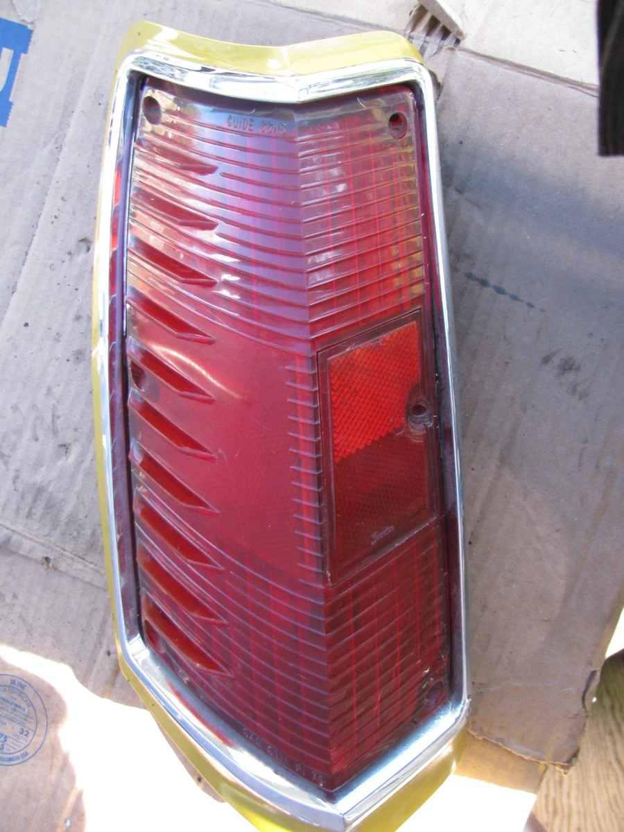 Set Of 4 Red Tail Light Lenses For 1971 Oldsmobile Cutlass 442 / F-85 - Vintage NOS Style