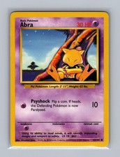 Abra 65/130 Common Base Set 2 Pokemon Heavily Played
