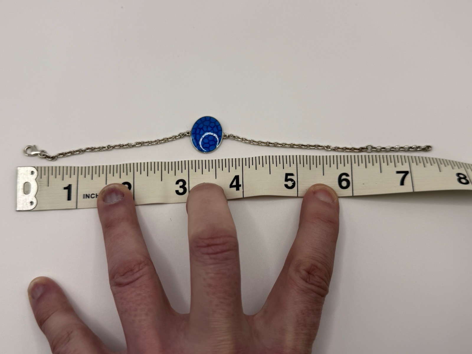 Sterling Silver 925 OPRO Turtle Shell Enamel Brac… - image 7