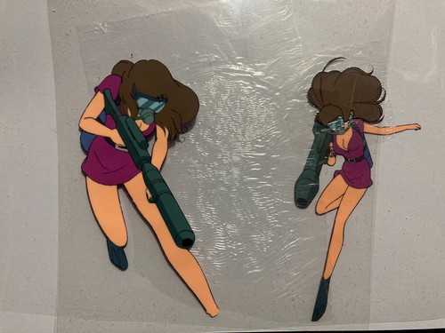 Lupin the Third Part 3, Original Cels Picture Anime, Scuba Girls, Cel Lot of 3