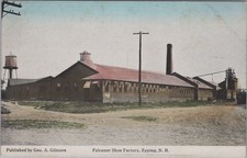 Falconer Shoe Factory Epping NH Mill Architecture Smokestack Postcard