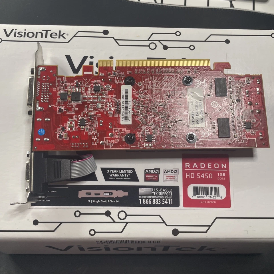 VisionTek AMD Radeon HD 5450 2 GB DDR3 PCI Express x16 Video Card - Image 3 of 3