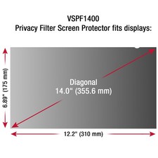 ViewSonic VSPF1400 Privacy Filter Screen Protector