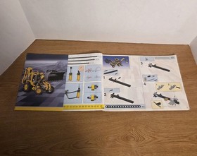 LEGO 8455 Technic Loader INSTRUCTION MANUAL ONLY Released 2003 Paper Book Copy