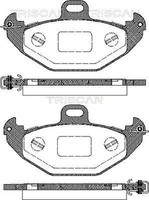 Triscan Bremsbelagsatz, Scheibenbremse 8110 25007 FüR Renault