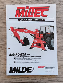 Prospekt / Miltec Hecklader Traktor Schlepper