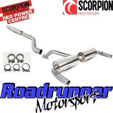 Scorpion Exhaust Clio 200 RS Cat Back System Stainless Resonated (10-13) SRN023