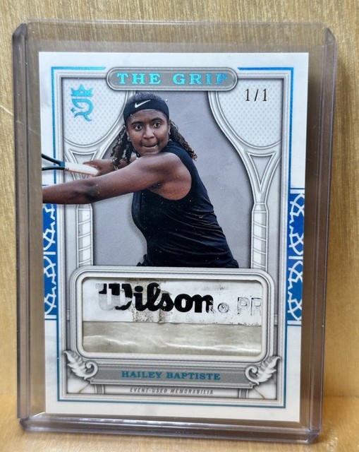 Hailey Baptiste 2024 Topps Royalty Collection #TGP-HB Platinum Grip Patch 1/1