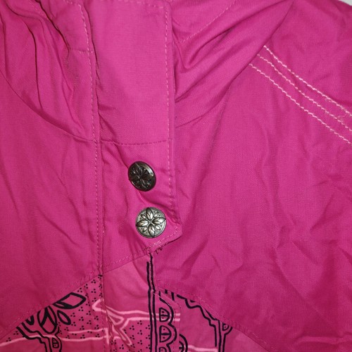 Columbia Sportswear Company Girl Pink Floral Hooded Jacket Size 7/8 - Picture 3 of 15