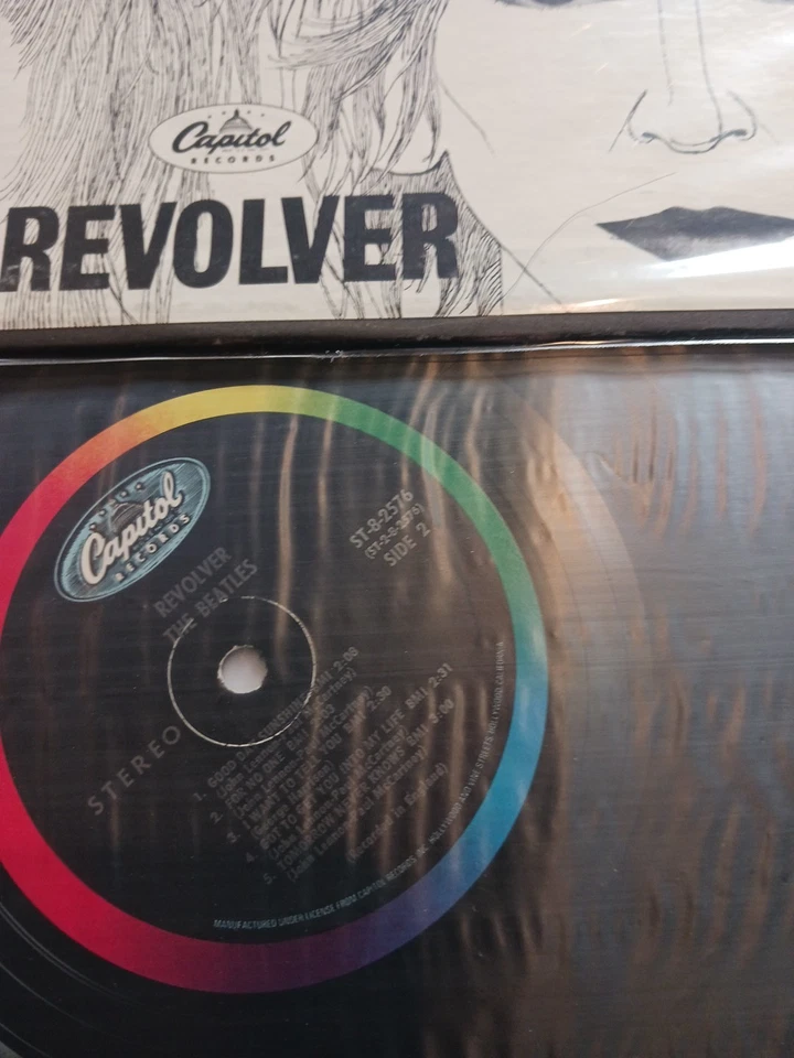 The Beatles * REVOLVER * US  1st press * RECORD CLUB * ST 82576 * RARE * EX - Image 3 of 4
