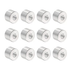 12pcs Aluminum Spacer 6.2mm Bore x 15mm OD x 10mm Length