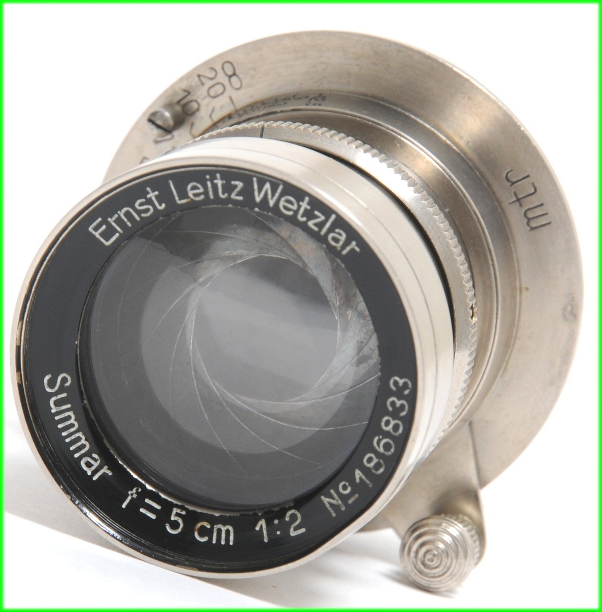Leica 2/5cm Summar Rigid nickel boxed RARE Leitz lens ca Leica 2/5cm Summar Rigid nickel boxed RARE Leitz lens ca