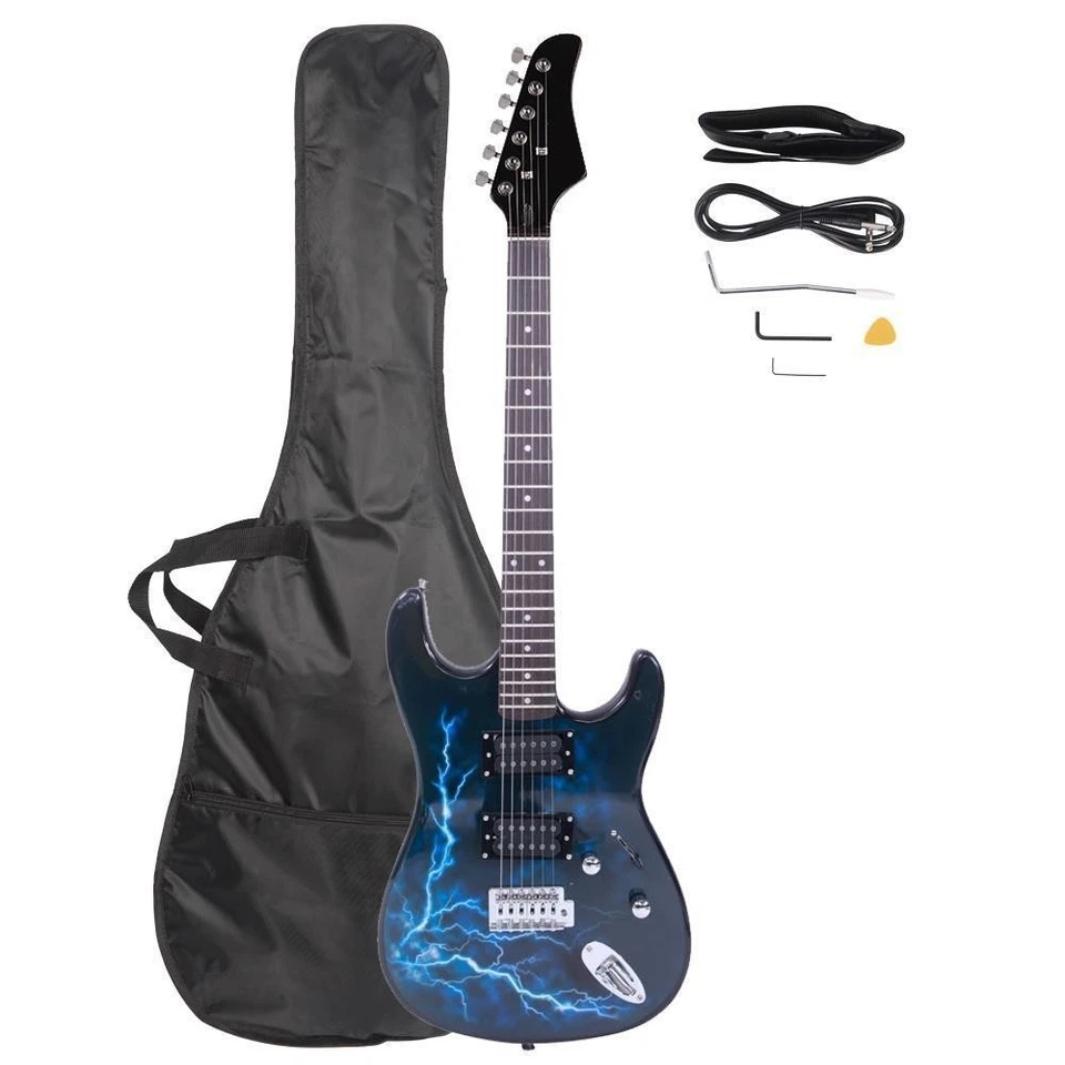 Glarry Electric Guitar GST-E Right Handed 6 Strings with Bag