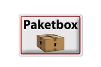 Blechschild Spruch 20X30 Cm Paketbox Schild