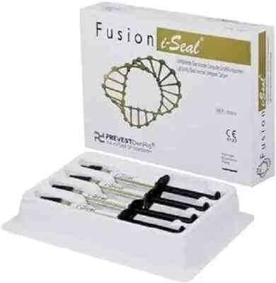 Prevest Denpro Fusion I-Seal Light Cure GIC Dental Cement Liner 4X2gm Free Ship