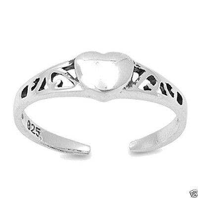 USA Seller Bones Toe Ring Sterling Silver 925 Plain Best Price Jewelry Gift