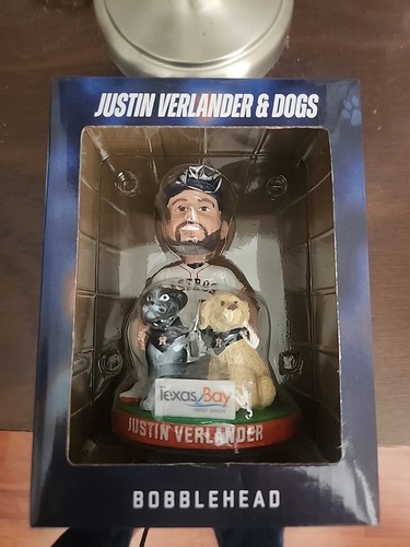Houston Astros Justin Verlander and Dogs Bobblehead SGA 31.08.24  - Bild 1 von 5
