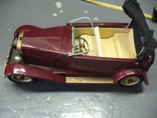 TIN CONVERTIBLE ROADSTER S - 1925 FRICTION TOY 1950's MADE IN JAPAN