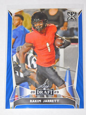 2023 LEAF DRAFT BLUE RAKIM JARRETT CARD #65