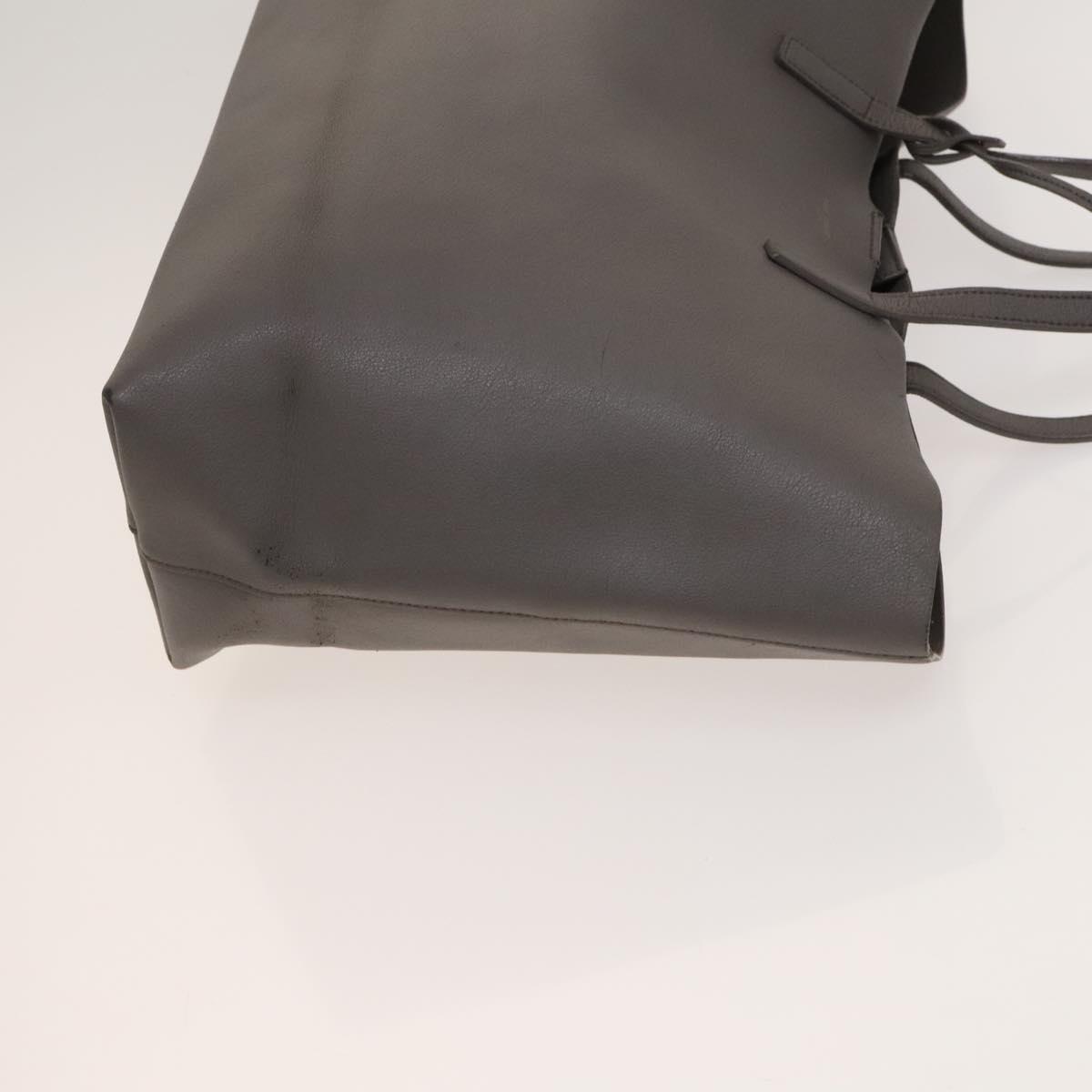 Borsa tote SAINT LAURENT in pelle grigia originale hk2622