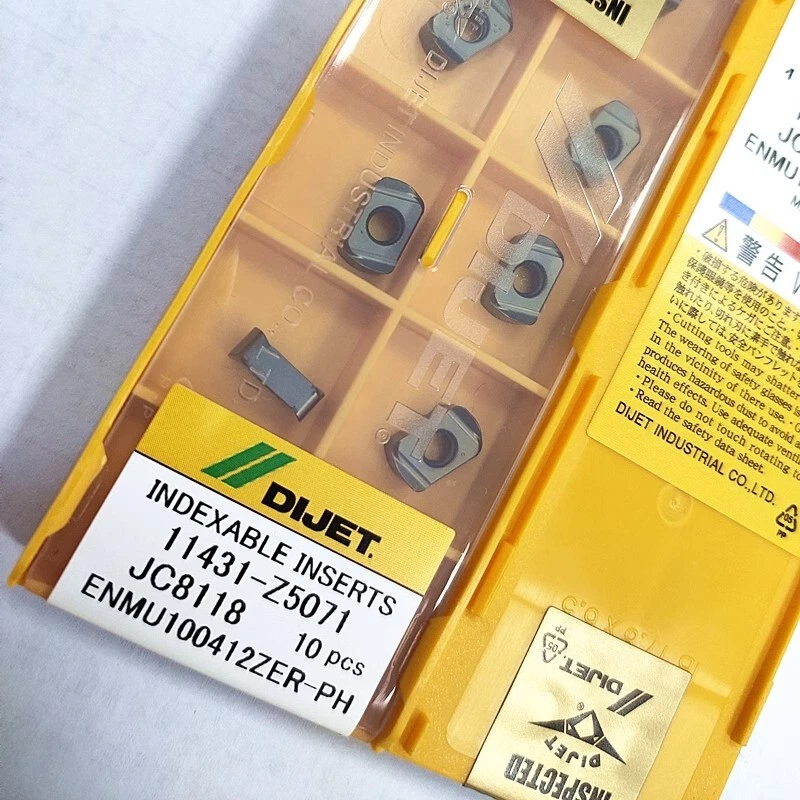 DIJET ENMU100412ZER-PH JC8118 Milling blade Carbide inserts 10Pcs 